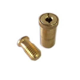 WaterWarden BBA-8 Brass Safety Pool Cover Anchor (Single)