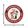 Evoque Sellers Remember Kids Electricity Will Kill You Sticker -