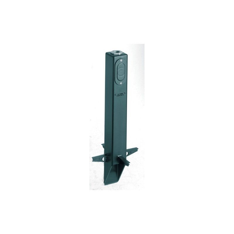 Arlington Industries GPL19G-1 Gard-N-Post Low-Profile Landscape Lighting Post with Metal
