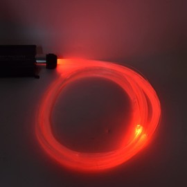 Luz de Fibra óptica, Luz de Fibra óptica RGBW, Kit de Lámpara de Techo de Estrella con Modo Musical de Aluminio con Control Remoto de 40 Teclas para Barra KTV, Lámparas de Fibra