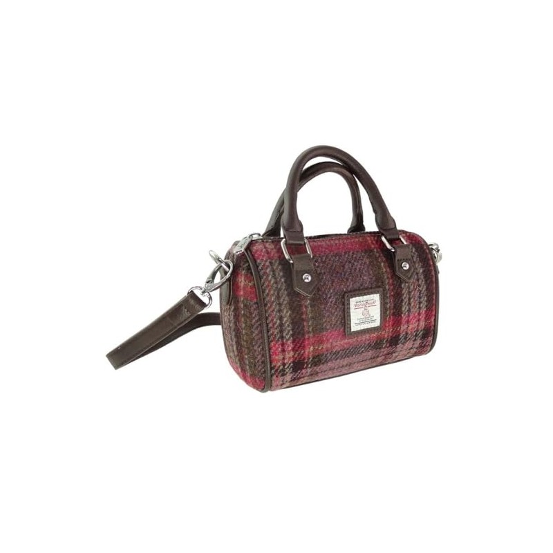 Glen Appin Harris Tweed 'Kilbride' Mini Bowling Tote Bag (Col