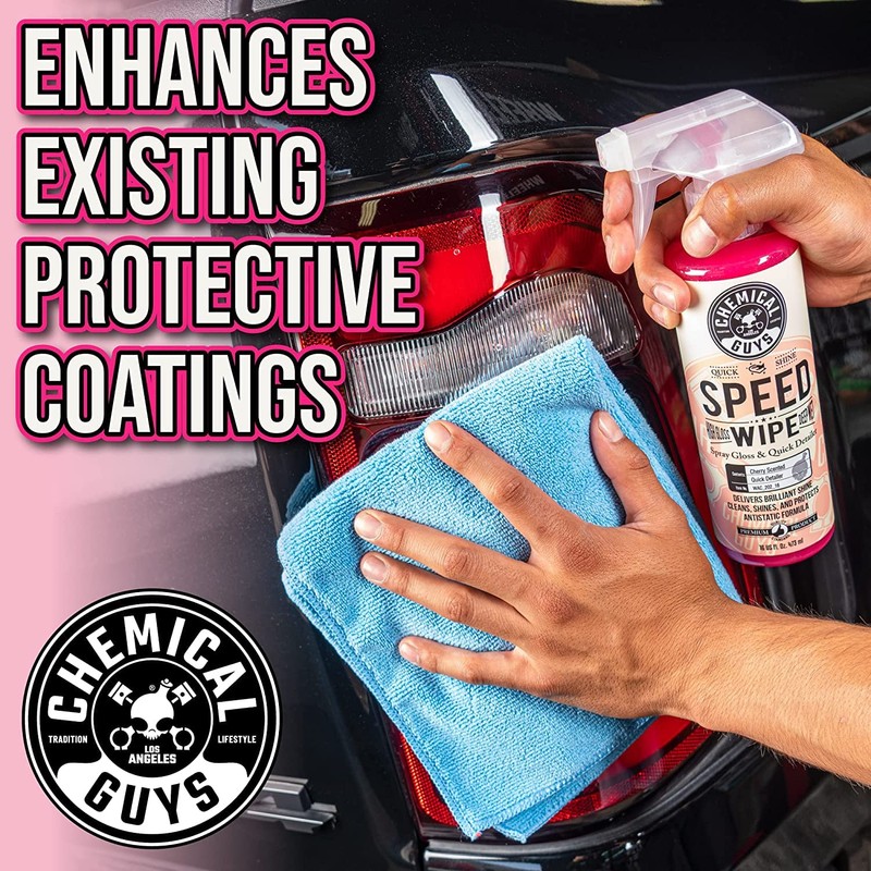 Chemical Guys Speed Wipe Quick Detailer, Safe for Cars, Trucks,