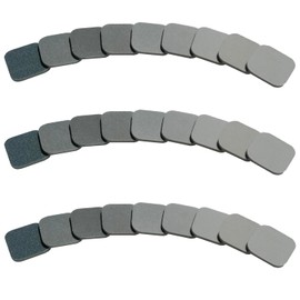 Tonmp 27 PCS 2 x 2 Soft Touch Sanding Pads Kit - 320 to 3500 Grits Sanding Polishing Pads Hand Sander Blocking from Sander Sponge for Plastic Sanding Acrylic Materials