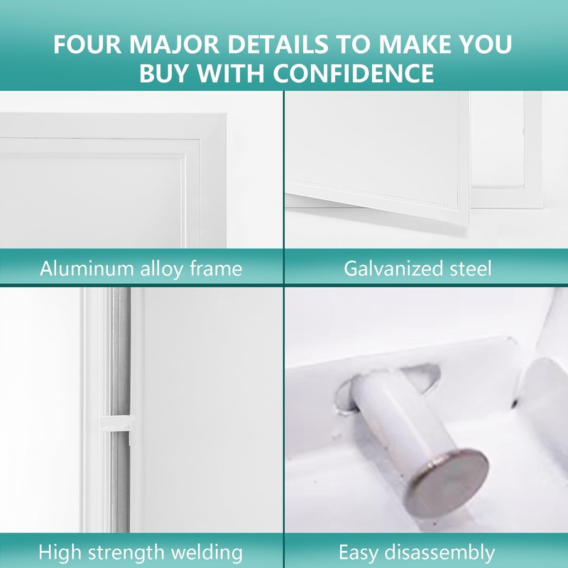 DEEKOOL Thicken 1mm Metal Access Panel 14 x 29, Access