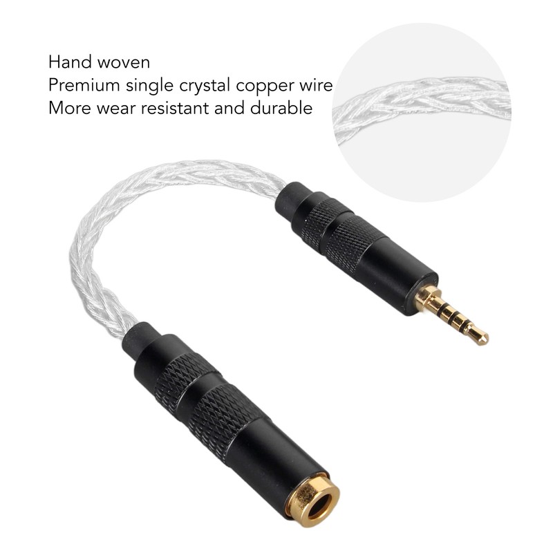 4.4mm to 2.5mm Sound Cable Professional Female To Male Headphone
