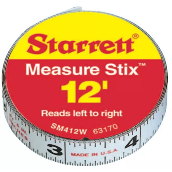 STARRETT L.S. Starrett 63170 SM412W 1/2X12' MEASURE
