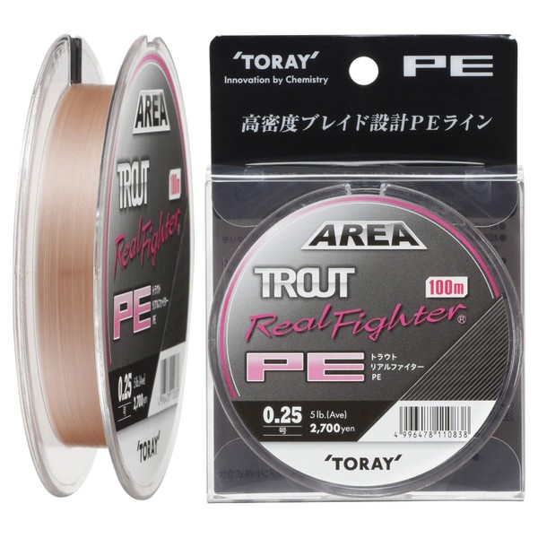 Toray Line Trout Real Fighter, PE 328.4 ft (100 m), No. 0.25