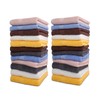 ZUPERIA Classic Towels, Face Washcloths (24 Pack, 12" x 12")