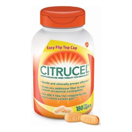 Citrucel Fibra Methylcellulose Caplets 180 Ct Irregularidad