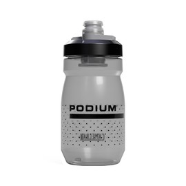 CamelBak Podium 15oz Bike Water Bottle - Easy Squeeze Bottle - Fits Most Bike Cages, Smoke