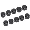 10PCS Motorcycle Head Bolt Cover Black Flat CNC Aluminum Engine