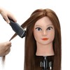SOPHIRE 20-22 inches 100% Real Human Hair Mannequin Head, Hairdressers'