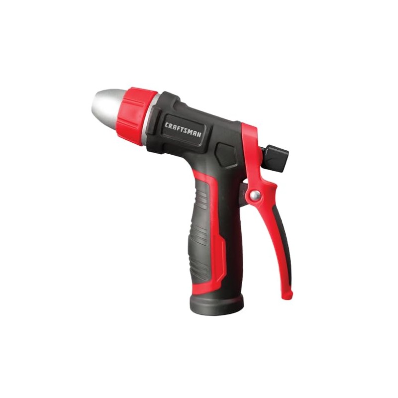 Craftsman Heavy-Duty 3 Way Adjustable Garden Hose Nozzle w/Rear Trigger