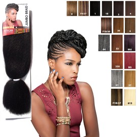 Sensationnel JUMBO BRAID - African Collection - Bulk (1B (natural black)) by African Collection