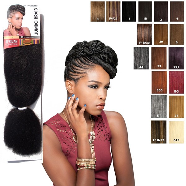 Sensationnel JUMBO BRAID - African Collection - Bulk (1B (natural