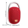 T&G TG-321 Portable Wireless Bluetooth Speaker W/ TWS FM Radio