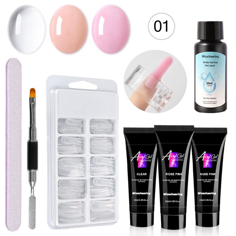 Nail Gel Kit Gel Nail Extension Kit Professional Gel Kit