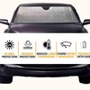 Car Sun Shade Windscreen 130 x 65 cm, Sun Protection