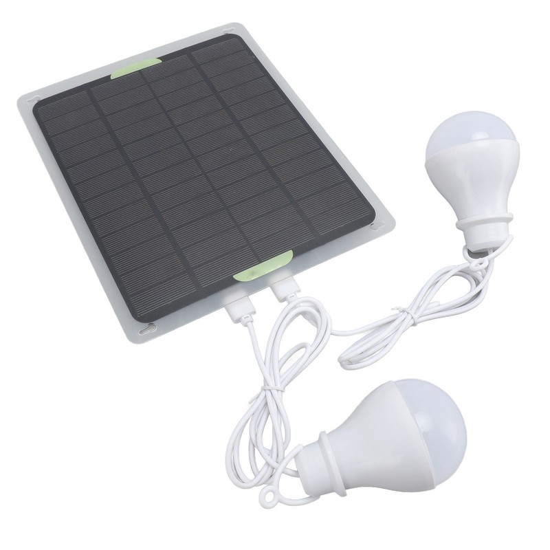 Solar Light Bulbs Outside Portable Outdoor Rechargeable LED Tent Waterproof