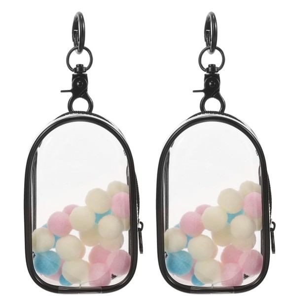 Vaguelly Bolsa De Exhibición De Figuras Transparente 2 Piezas Bolsa