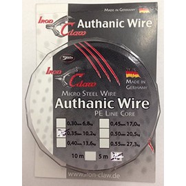 Authanic Wire – Knotbares Wire Bait Trace with Dyneema Soul – 4 kg – 5 m
