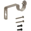 Rod Desyne SIDE100-5 1" Side Curtain Rod, 12-20 inch (Set