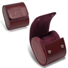 PoBoSall Watch Case for Men Women Leather Watch Roll Travel Case Watch Box Storage Organizer and Display Watch Accessories