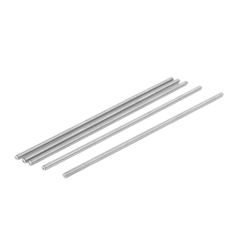 uxcell M4 x 150mm 304 Stainless Steel Fully Threaded Rod