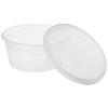 Asporto Microwavable To-Go Container - BPA Free Round Soup Container