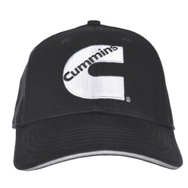 Men's Cummins Diesel Logo Cap Adjustable Black Hat