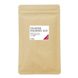 nichie コラーゲン ヒアルロン酸 サプリ パウダー 100g