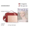 Gladdon Women's Shoulder Bag with Zip, Crossbody Bag, Leather Handbag