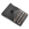 Black 17 Key Kalimba with Tuning Wrench Portable Interesting Wooden