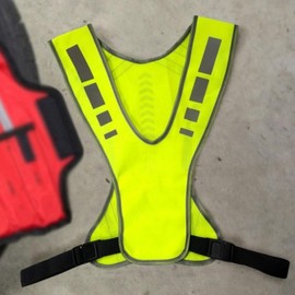 High-Visibility Reflective Safety Vest for Traffic Control & Delivery Work 5ea