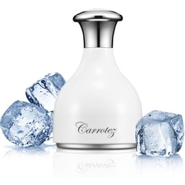 carrotez Ice Roller for Face & Eye Facial Massage Tool, Unique Christmas Gifts for Women Skin Care Cooling for Relaxing and Relieve Fine Lines and Wrinkles and Reduce Puffiness (White)