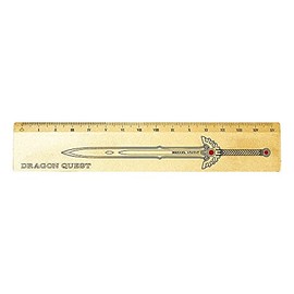 Dragon Quest Metal Ruler 5.9 inches (15 cm) Lotto Sword ~35th Anniversary Version~ Gold
