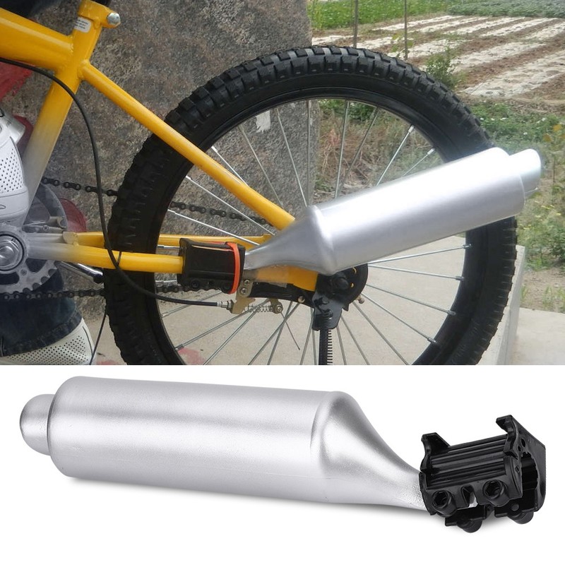 Bike Turbo Pipe Exhaust System Bicycle Spoke Sound Maker Cards