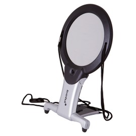Levenhuk Zeno Vizor N2 Neck Magnifier with LED Light, Comes with Strap and Desktop