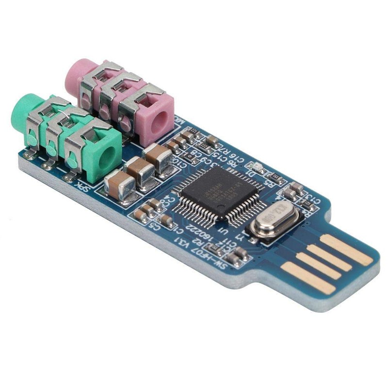 Sound Card, USB Drive Sound Card CM108 External Audio Adapter
