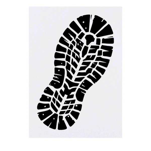 'Boot Print' Temporary Tattoo - Water Resistant, Skin-Safe, Non-Toxic Transfer