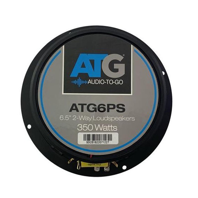 ATG Audio Moto 6.5" Weather Resistant Coaxial Speakers, Pair, 350W