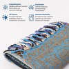Edcooy Boho Throw Blanket, Chenille Jacquard Tassels Throw Blankets for