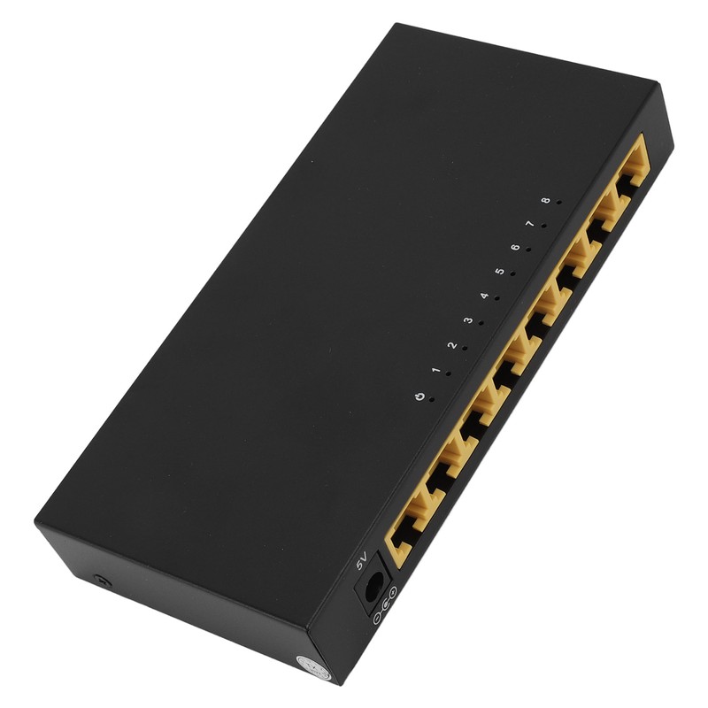 8 Port Ethernet Switch 10/100Mbps RJ45 Port Plug and Play