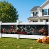 Halloween Carnival Banner, 118 x 19.7 Inch Dark Clown Circus