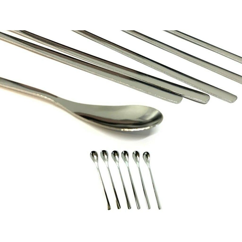 RANASONS Stainless Steel Long Handle Latte Coffee Tee Desert Spoon