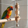 3Pcs Wooden Bird Perch – Natural Parrot Perches Stand with