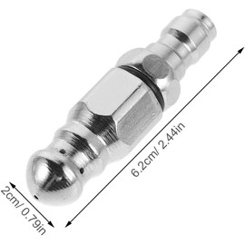 Boquilla de Limpieza de Alta Presión 1/4 Conexión Rápida, Punta Giratoria Desmontable para Hidrolavadora, 6 Piezas para Desatascar Tuberías y Limpieza de Desagües en