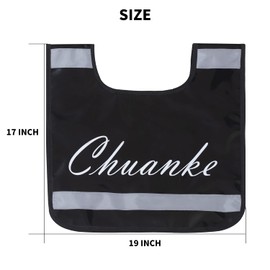 Chuanke Winch Line Cable Damper with Reflective Strips and Rigging Accessory Storage Pocket Prevents Damage by Reducing Cable Recoil Black