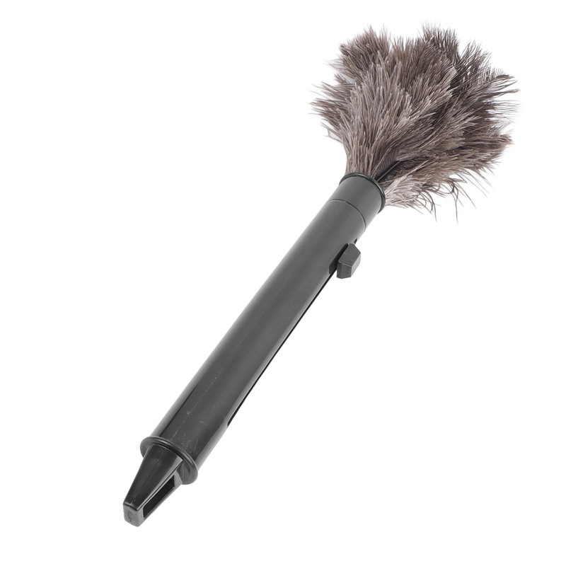 2Pcs Retractable Feather Duster Ostrich Feathers Duster with Long Handle