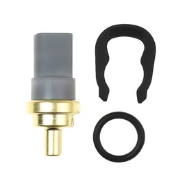 Bohaner Engine Coolant Temperature Sensor Water Coolant Temperature Gauge Sensor Temp Sender Clip + O ring 06A919501A 158-0784 For VW Jetta Golf MK6 B6 CC A3 S3 A4 A5 A6